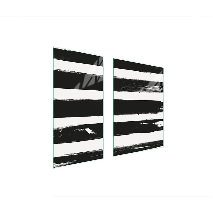 Üveg védőlap, TMK ArtDeko, 40x35x52 cm, modern design, könnyen tisztítható, többszínű