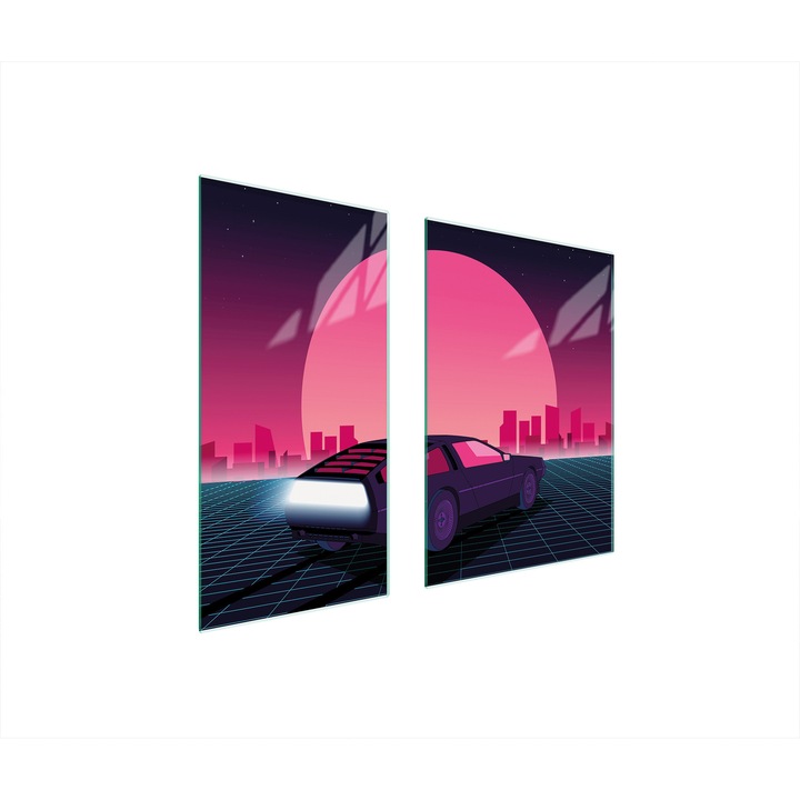 TMK ArtDeko üveg főzőlapfedő, 40x35x52 cm, főzőnyílás, magas hőmérsékletnek ellenálló, modern dizájn