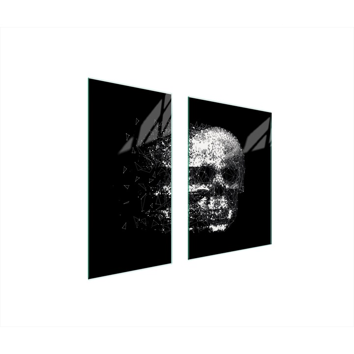 Üveg védőlap, TMK ArtDeko, 40x35x52cm, modern design, könnyen tisztítható