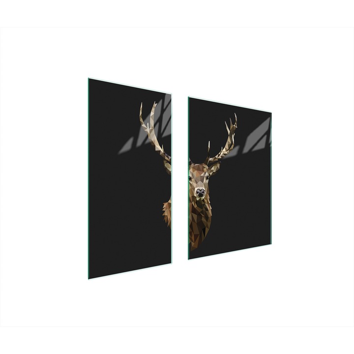 Üveg védőlap, TMK ArtDeko, 40x35x52cm, modern design, könnyen tisztítható