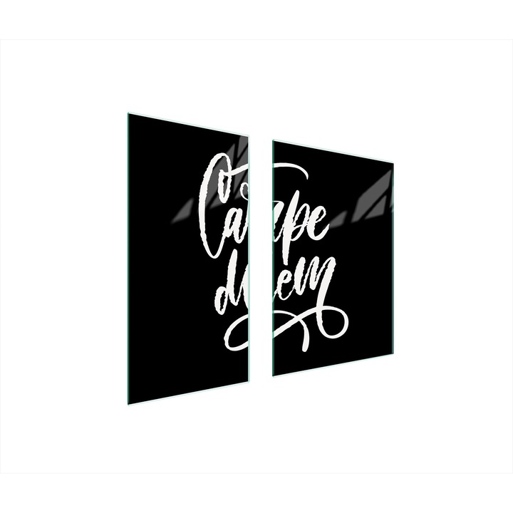 Üveg védőlemez, TMK ArtDeko, 40x35x52 cm, modern design, hőálló, többszínű