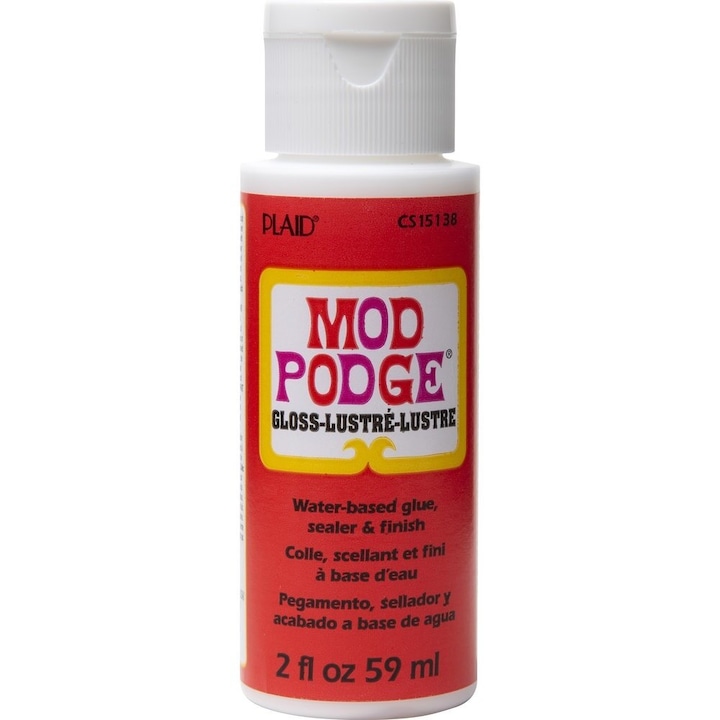 Lipici, lac de finisare si etansare lucios, Mod Podge, 59 ml, 3 in 1, pentru creatii artistice - Gloss