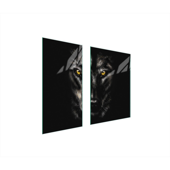 Üveg védőlap, TMK ArtDeko, 40x35x52cm, modern design, könnyen tisztítható