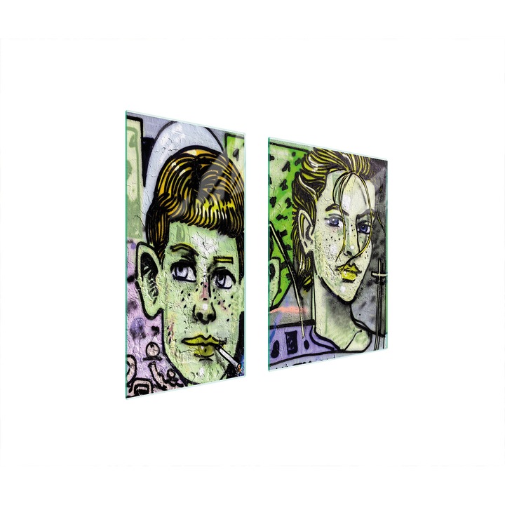 TMK ArtDeko üveg főzőlapvédő, 40x35x52 cm, főzőlap nyílással, magas hőmérsékletnek ellenálló, modern dizájn