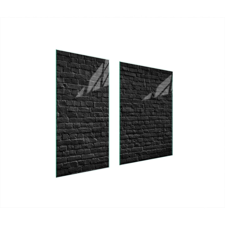 Üveg védőlap, TMK ArtDeko, 40x35x52cm, modern design, könnyen tisztítható