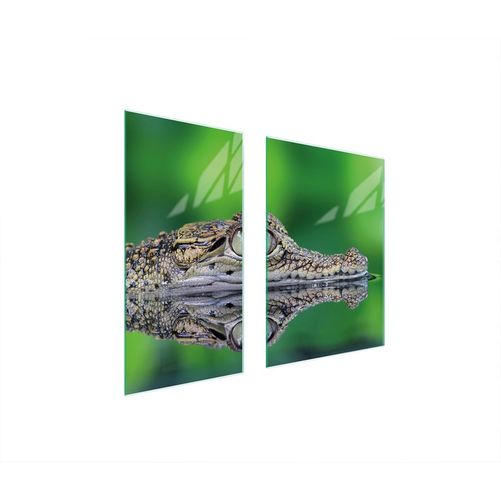 Placa de protectie din sticla pentru aragaz TMK ArtDeko, 40x35x52 cm, design modern, usor de curatat