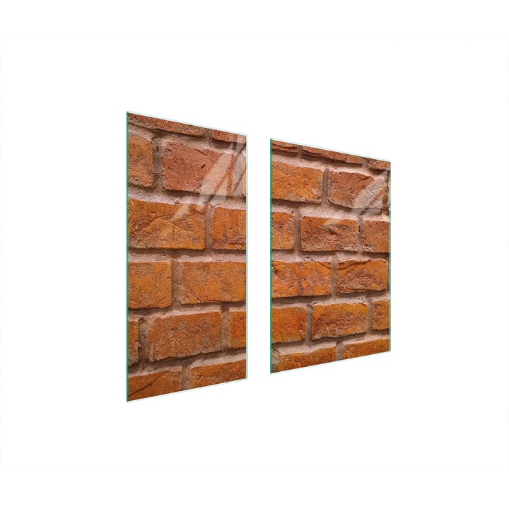 Üveg védőlemez, TMK ArtDeko, 40x35x52cm, modern design, könnyen tisztítható