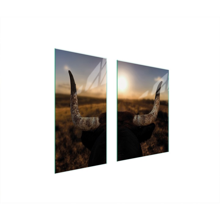 Placa de protectie din sticla pentru aragaz TMK ArtDeko, 40x35x52cm, design modern, usor de curatat