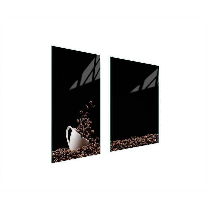 TMK ArtDeko üveg védőlemez 40x35x52 cm, nyitott, hőálló, modern design