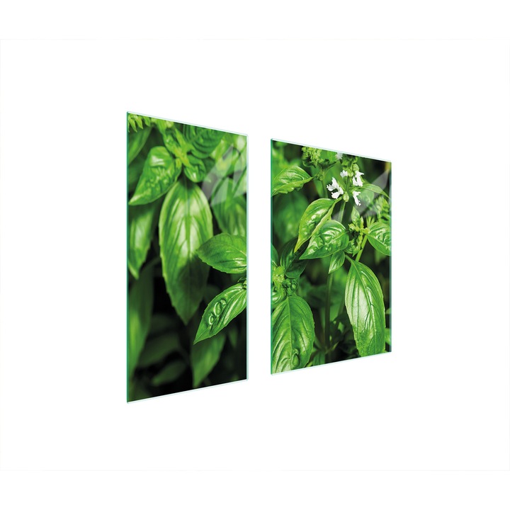 Üveg védőlemez, TMK ArtDeko, 40x35x52cm, modern design, multifunkcionális