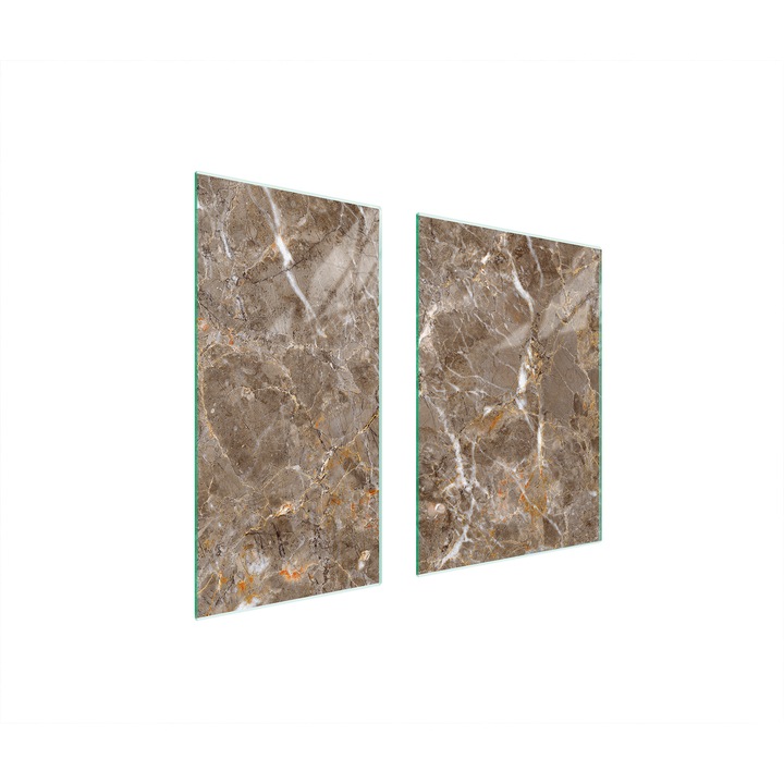 Üveg védőlap, TMK ArtDeko, 40x35x52 cm, modern design, könnyen tisztítható, többszínű