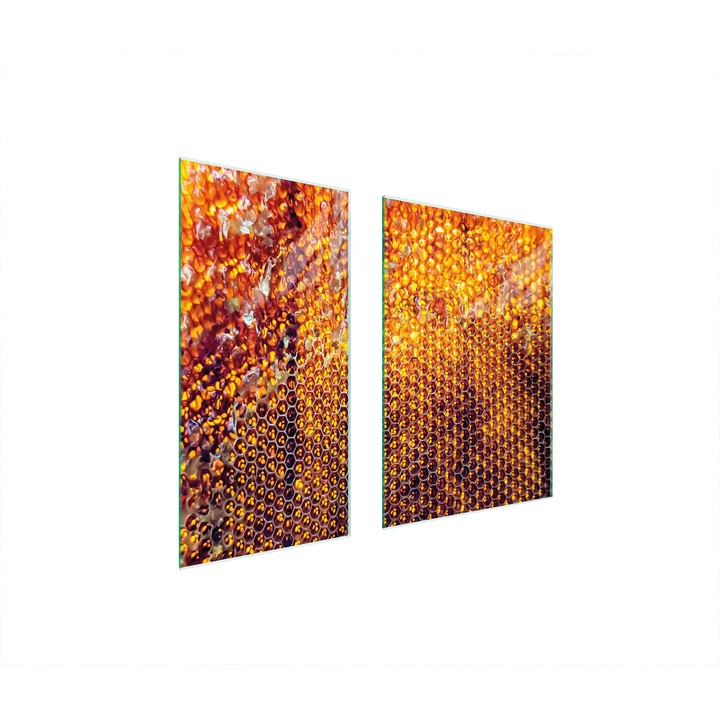 Üveg védőlemez, TMK ArtDeko, 40x35x52cm, modern design, könnyen tisztítható