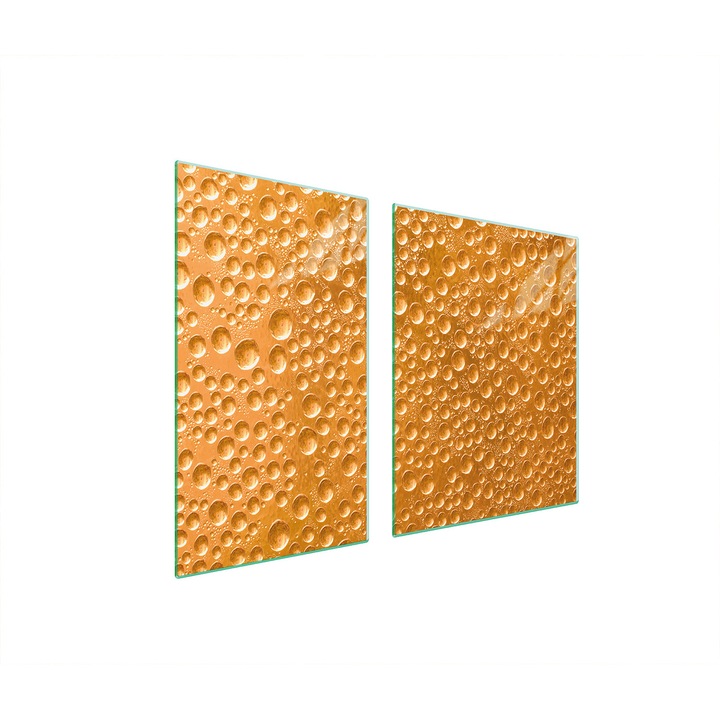 Üveg védőlemez és vágódeszka 40x60x52 cm, TMK ArtDeko, modern design, könnyen tisztítható, többszínű