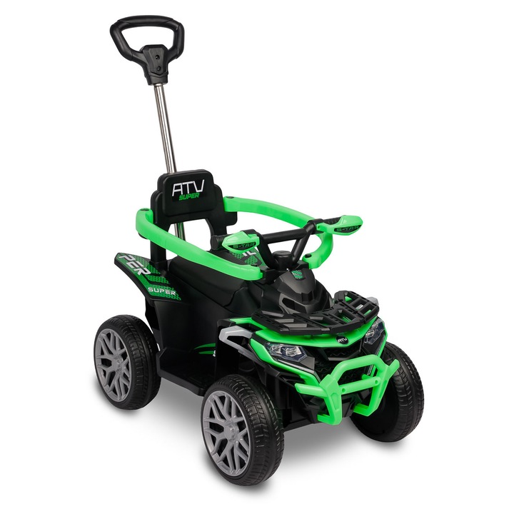 Ride On Car, TOYZ, Totyogó Baba Tolható Autó, Hangos Játékok, Movix Zöld