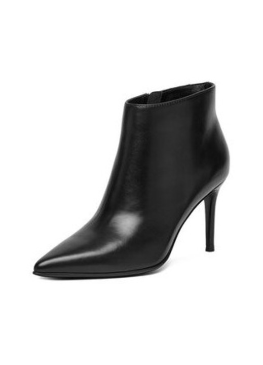 Botine dama Gino Rossi, piele naturala, Negru