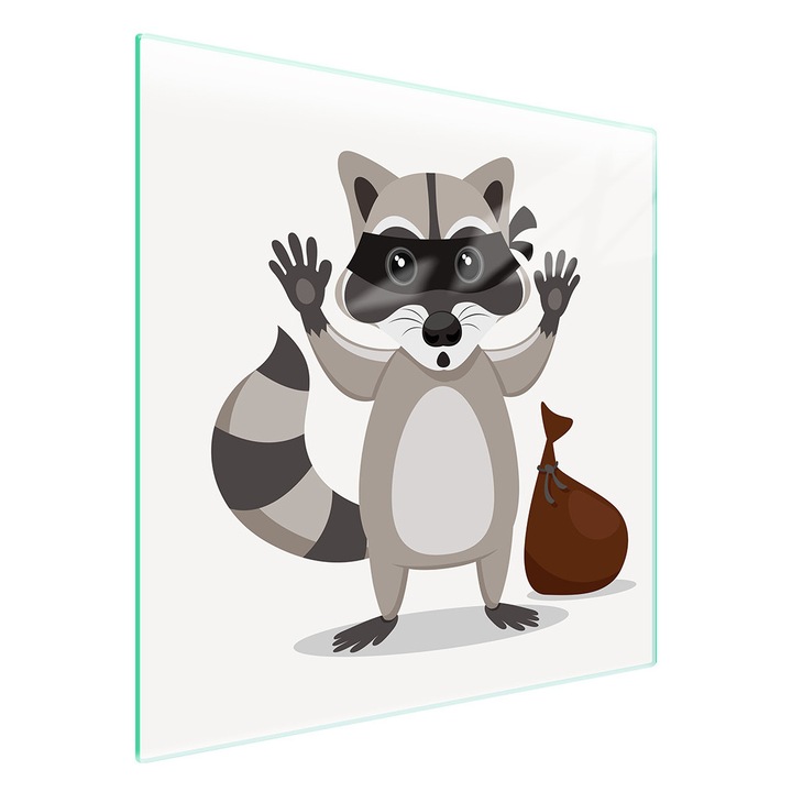 Стъклена защитна плоча за готварска печка TMK ArtDeko 50x52 см, модерен дизайн, устойчива на температура, лесна за почистване