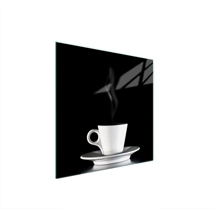 Стъклен предпазен плот за готварска печка TMK ArtDeko 50x52 см, модерен дизайн, лесен за почистване, цвят: многоцветен