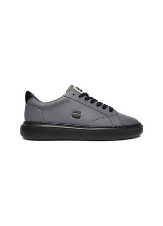 Tenisi barbati G Star Raw EO-LONDON-04 gri, piele naturala, cu sireturi, 42 EU