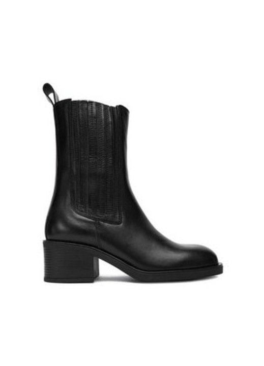 Botine dama, Gino Rossi, negru, piele