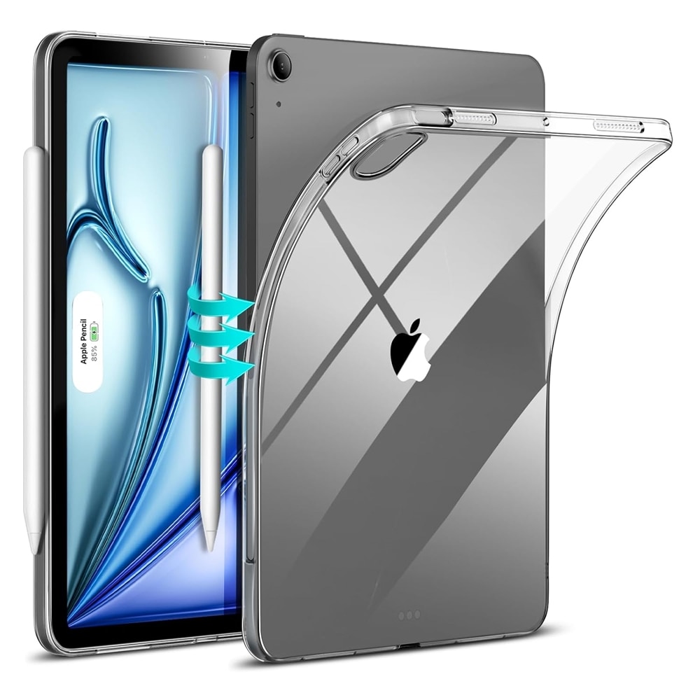 Husă tabletă compatibilă cu iPad Air 7 (2025, M3, 11 inch) - Husă tabletă din silicon transparent XPRO