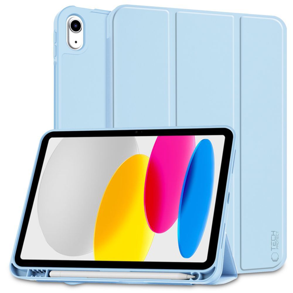 Husa de protectie Tableta Tech-Protect SC Pen iPad 10.9" 10 / 2022 / 11" 11 / 2025 Sky Blue