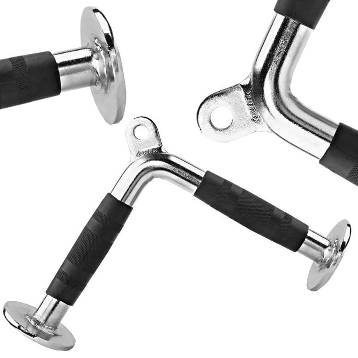 Uchwyt dublu pentru aparatul de fitness ACTIV SPACE, triunghiular, 17x29cm, 1,8kg