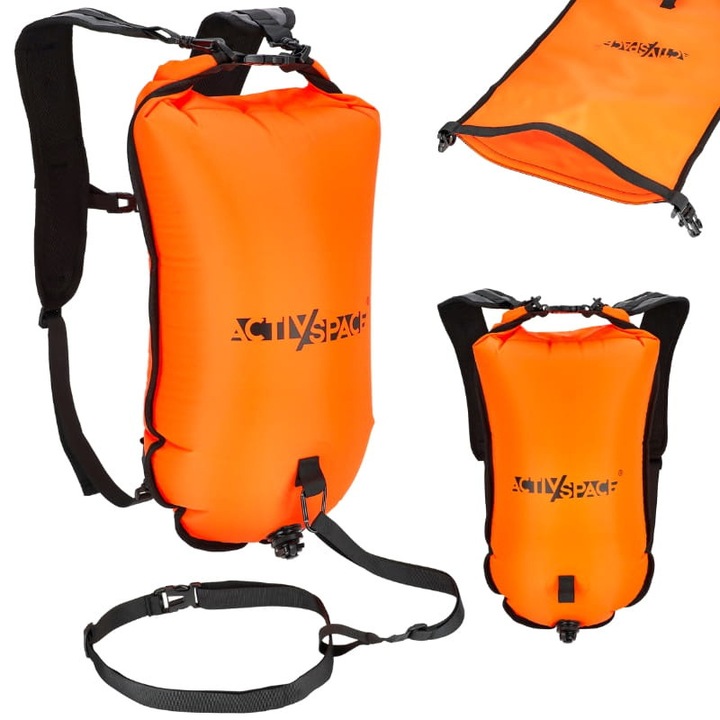 3-в-1 предпазна шамандура ACTIV SPACE, със суха камера, ярък цвят, 56x29x23см