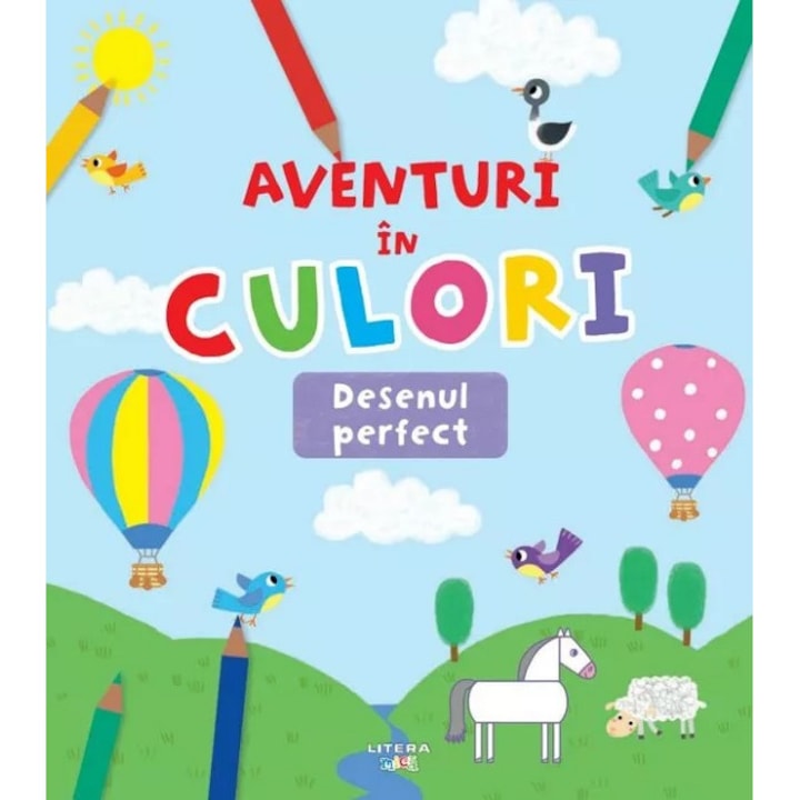Aventuri în culori, LITERA, desen, ilustrații color, 3-7 ani