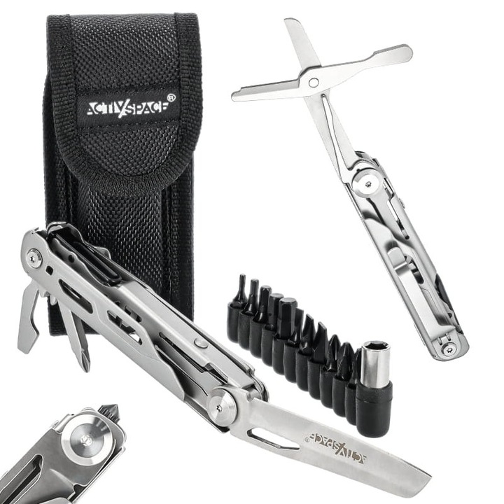 Multitool 7in1, ACTIV SPACE, 111x19x25mm, inox