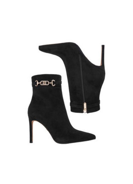 Botine dama CEO-LANA-01, NINE WEST, Textil, Negru