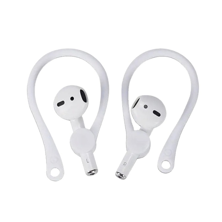 Лента за глава за Bluetooth слушалки, бяла (1 чифт)