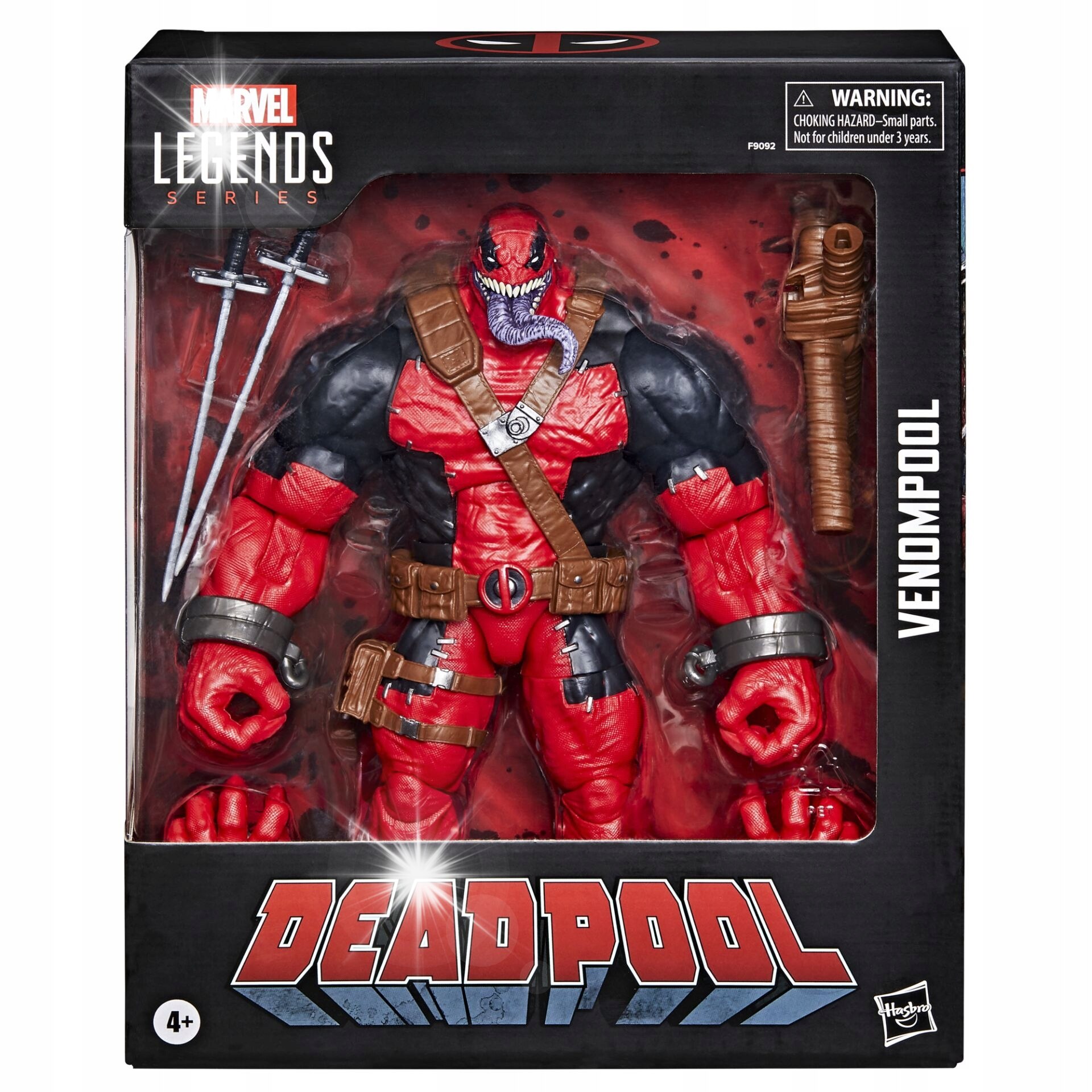 Figurina de colectie Hasbro Marvel Legends Venompool, 15cm, set cu