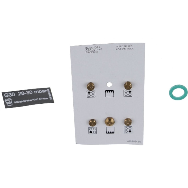 Kit duze Beko G30 pentru aragaz, cod 4431910048, gaz butan/propan