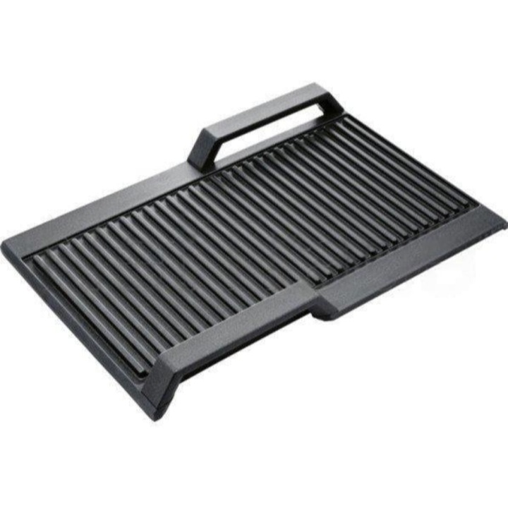 Placa grill cu nervuri Bosch 17000324 pentru inductie, 30x40cm