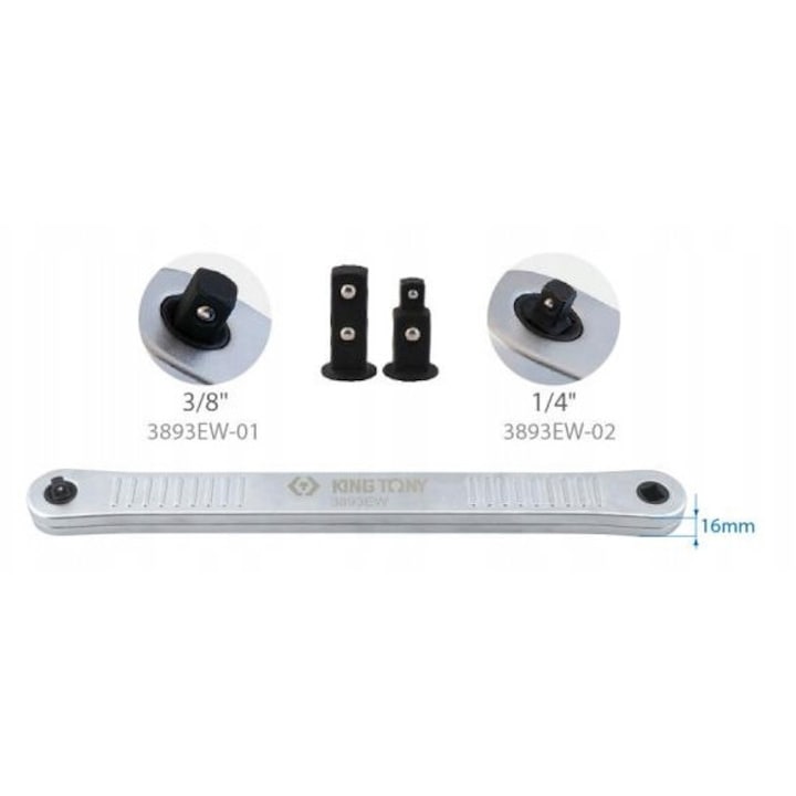 Prelungitor Cheie Cu Cilindru King Tony 1/4" 3/8" 130Nm