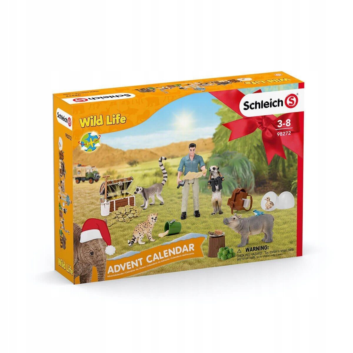 Figurine, Schleich, 7 animale, 1 figurina, multicolor, 4-12 ani