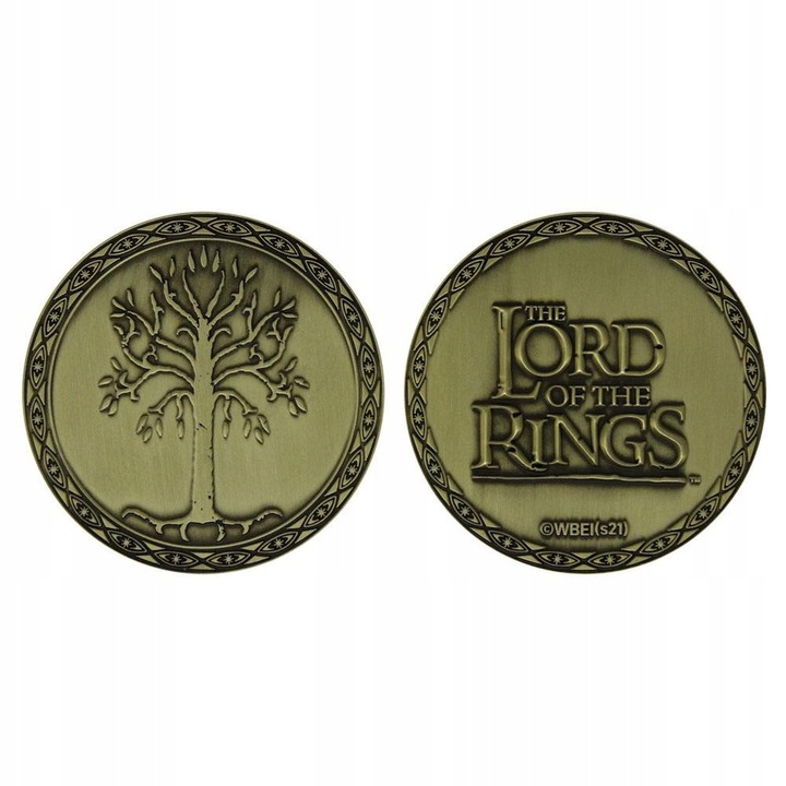 Medalion Gondor, The Lord of the Rings, 38mm, numerat, pentru colectionari