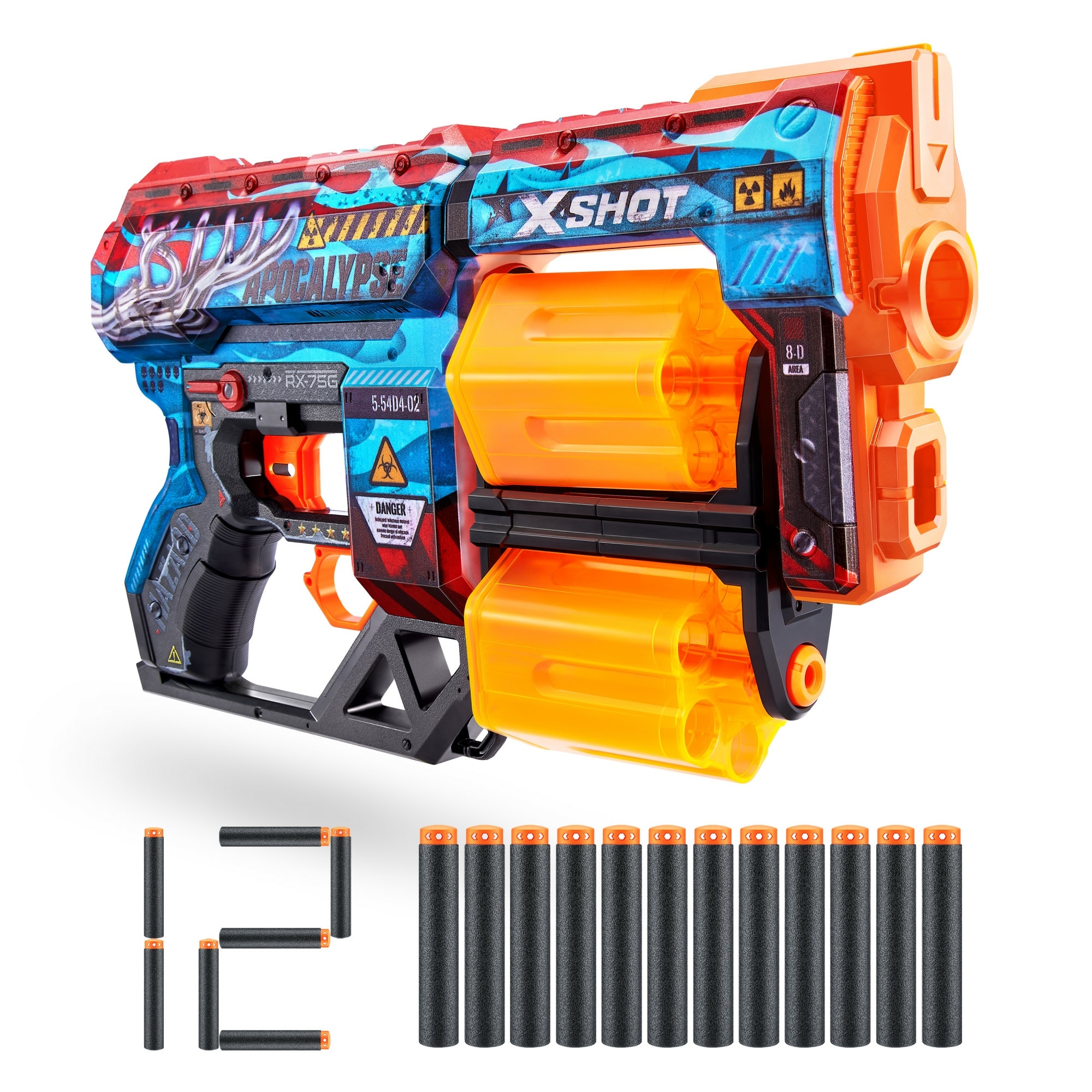 Arma de jucarie, X-Shot, set cu 12 sageti, multicolor - eMAG.ro