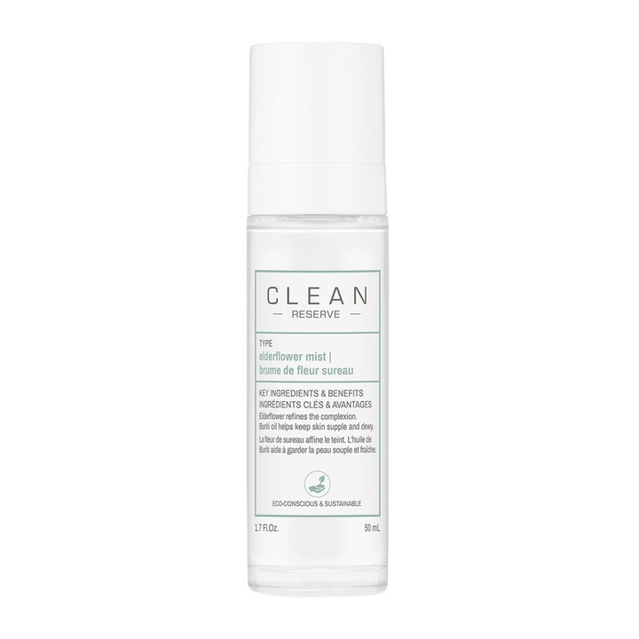 Clean, Reserve arcpermet – Bodzavirág, 50 ml
