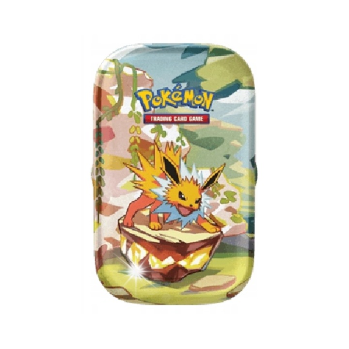Set Jocuri de societate Prismatic Evolutions, 2 boostere, 1 moneda Eevee, multicolor