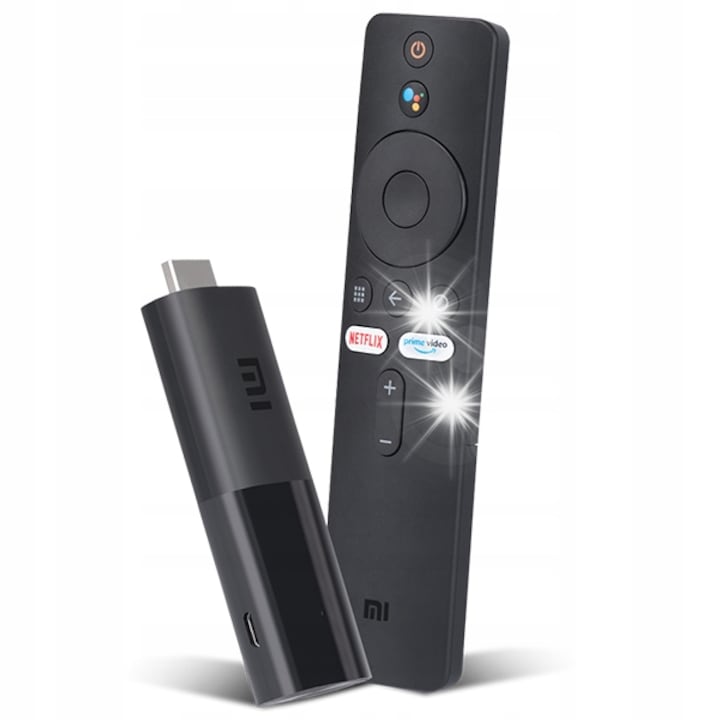Priza multimedia Xiaomi Mi TV Stick, 1080p, Wi-Fi, Bluetooth, negru, 8GB