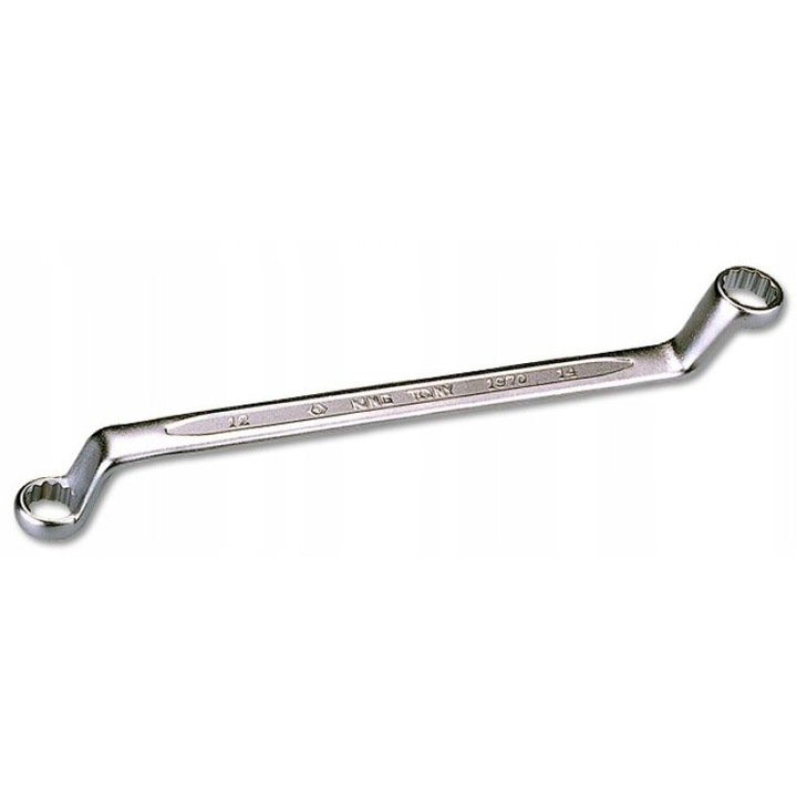 Cheie tubulara cotita 12 x 13mm, 217mm, Otel Crom-Vanadiu