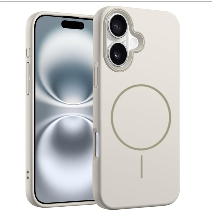 Set 2 PsAyl mágneses tok iPhone 14 Plus-hoz, ütésálló védelem, átlátszó, TPU