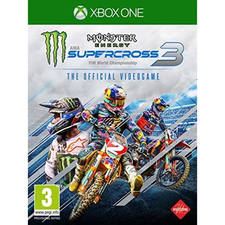 Joc, Monster Energy Supercross 3, Xbox One, 2020