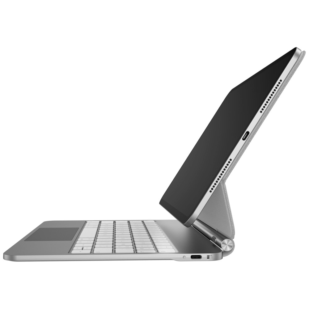 Husa cu tastatura UNIQ Venno Pro compatibila cu iPad Air 11 inch 2024 /2025 / iPad Air 10.9 inch 2022/2020, Alb