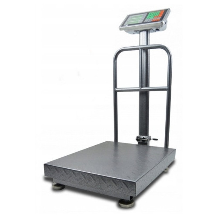 Cantar electronic comercial DBautomotive, 150kg, 70cm, 40x30cm, cu memorie pentru preturi