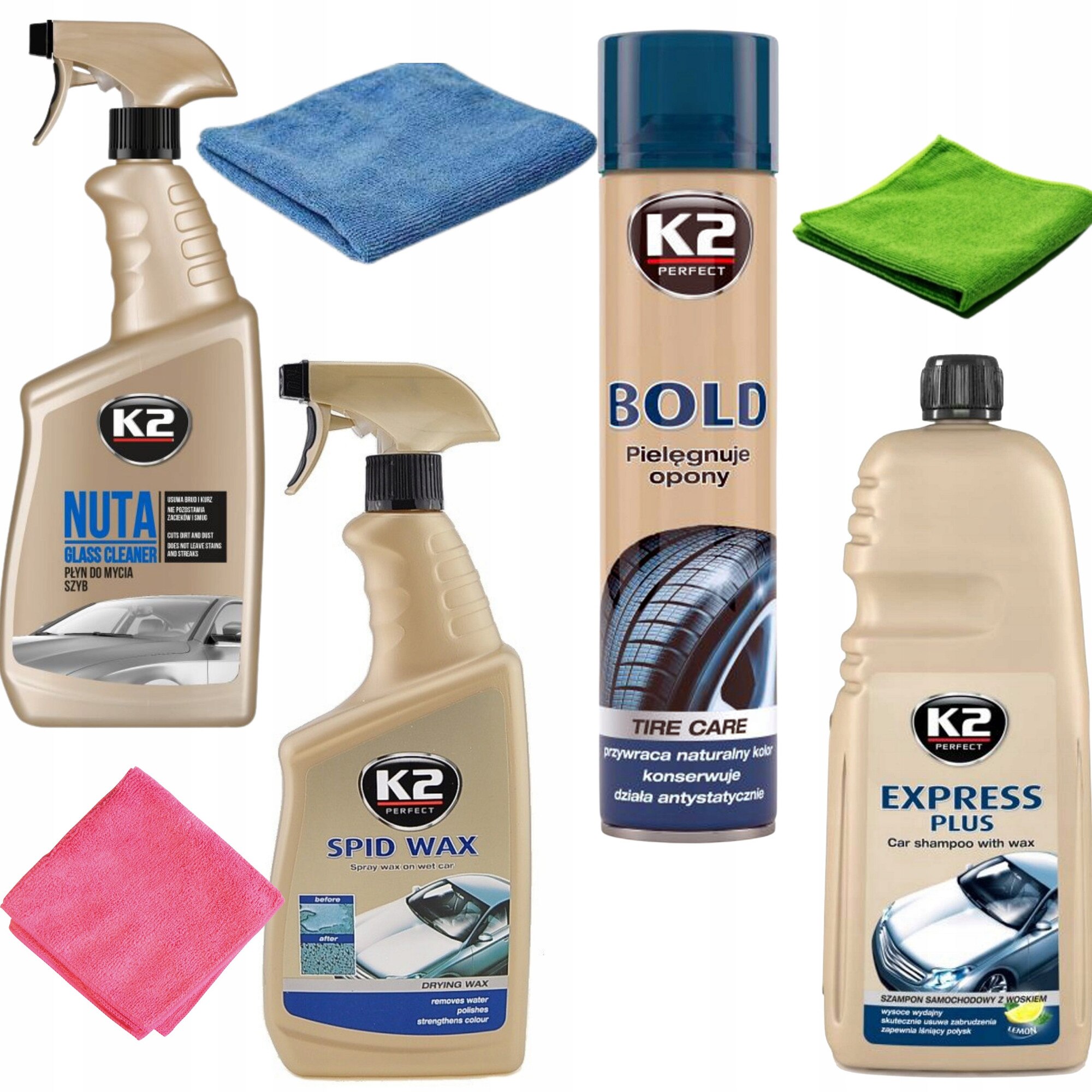 Set de ingrijire auto K2, 4 produse - eMAG.ro