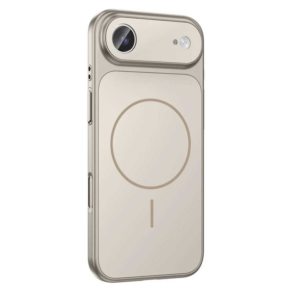 Husa pentru iPhone 17 Air, GlassLook, compatibil cu MagSafe, Premium, Ultra Subtire, Gri