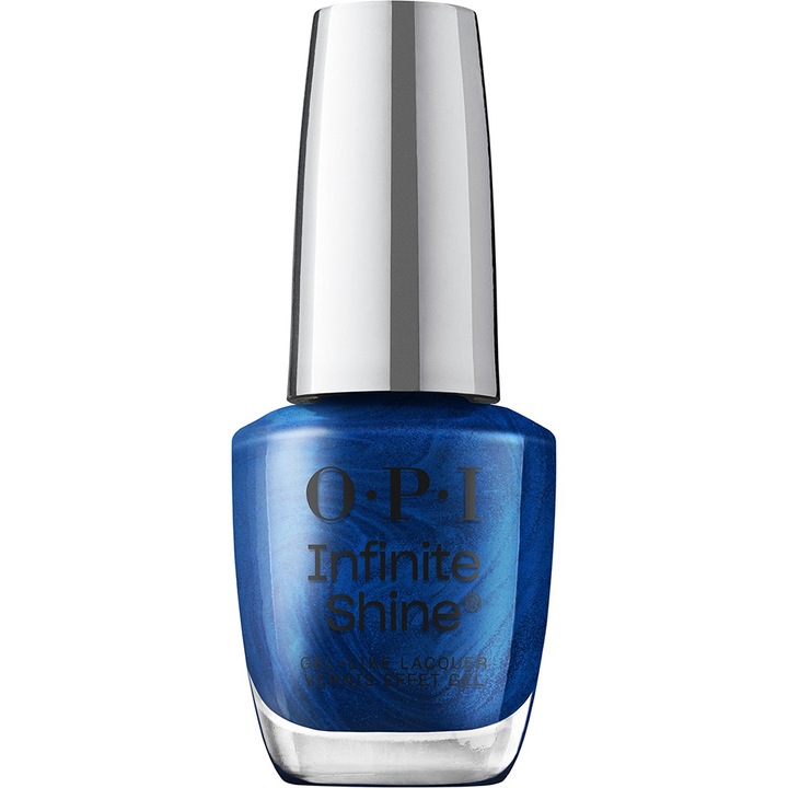 Lac de unghii cu efect de gel OPI Infinite Shine, Good Enough To Treat Collection, Sneak-a-Blue Candy, 15 ml