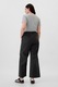 GAP, Pantaloni crop cu croiala ampla, Negru
